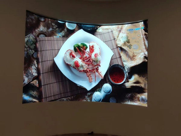 曲水室内P2.5弧形LED屏